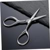 Didiseaon 3pcs Stainless Steel Beard Scissors for Men Precision Trimming Shears for Facial Hair Silver Grooming Tool for Stylish Beard Maintenance view 3