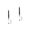 Didiseaon 2pcs Retractable Lip Brush Metal Shell Flexible Lipstick Applicator for Effortless Makeup Application Compact and Portable Design for Beauty Salon Home Use Black Gradient view 1