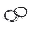 NOLITOY 30pcs Elastic Hair Ties for Girls and Women Stretch Hair Bands Black for Ponytails and Everyday Accessories view 2