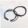 NOLITOY 30pcs Elastic Hair Ties for Girls and Women Stretch Hair Bands Black for Ponytails and Everyday Accessories view 3