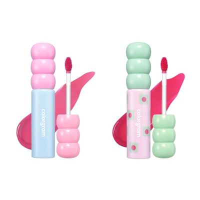 COLORGRAM Fruity Glass Tint 03 Soda Cool Peach + 04 Adorable Berry Bundle