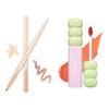 COLORGRAM 03 Real Tone Under Eye Highlighter Stick + Fruity Glass Tint 01 Flashing Apricot Bundle view 1