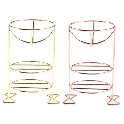 2pcs Beauty Egg Holder Metal Powder Puff Rack Cosmetic Storage Holder Makeup Sponge Organizer Accessories for Women Makeup Storage Rack Powder Puff Storage Container Drying Stand
