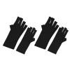 2 Pairs Nail Art Gloves Dryer Manicure Black Manicure Gloves Dry Machine Drying Machine Drier Nail Dryers view 2