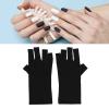 2 Pairs Nail Art Gloves Dryer Manicure Black Manicure Gloves Dry Machine Drying Machine Drier Nail Dryers view 4
