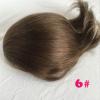 Kikzok Dreambeauty 10x8 Inch Toupee for Men,European Human Hair Lace Front Natural Hairline Men's Hairpieces 0.08mm Thin Skin PU V-looped Replacement System (#6 Ash Brown Color) view 2