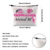 WCGXKO Cheerleader Zipper Makeup Bag Cheerleader Survival Kit Bag Cheerleading Teammate Gift (Cheerleader flower) view 2