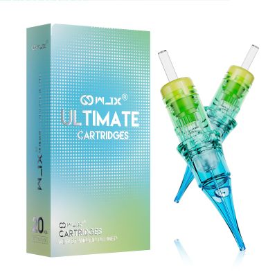 Wjx Ultimate Tattoo Needles 1205RS (20Pcs/Box) Disposable Professional Tattoo Cartridge Needles Precision Round Shader Fit in Different Tattoo Machines