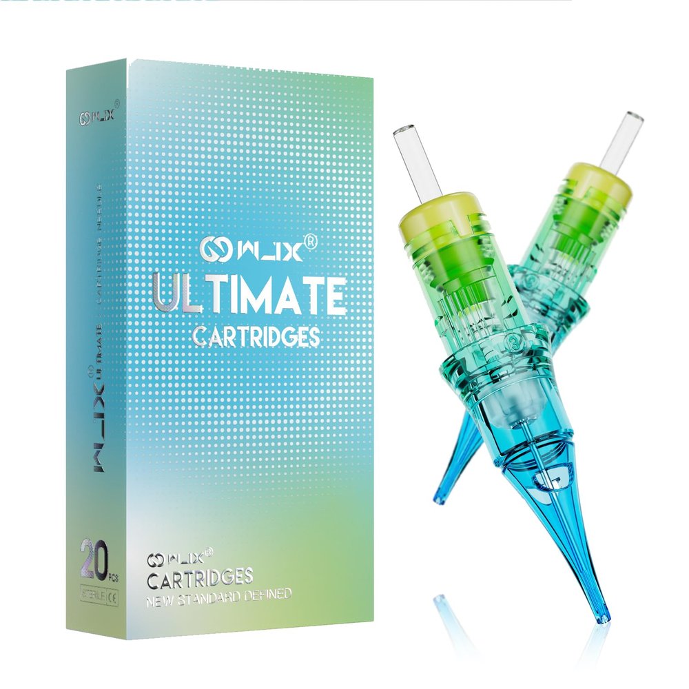 Wjx Ultimate Tattoo Needles 1205RS (20Pcs/Box) Disposable Professional Tattoo Cartridge Needles Precision Round Shader Fit in Different Tattoo Machines