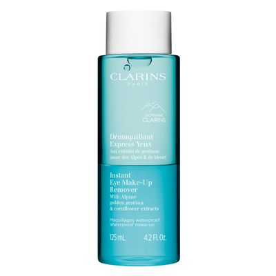 Clarins Instant Eye Make-Up Remover | Bi-Phase Remover For Heavy and Waterproof Eye Make-Up | Cleanses, Softens, Hydrates | Conditions Lashes | Ophthalmologist Tested | All Skin Types | 4.2 Ounces