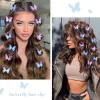 20Pcs Rhinestone Y2K Glitter Hold Hair Jaw Clips, Cute Hair Claws, and Butterfly Clips for Teens Women - Gifts view 3