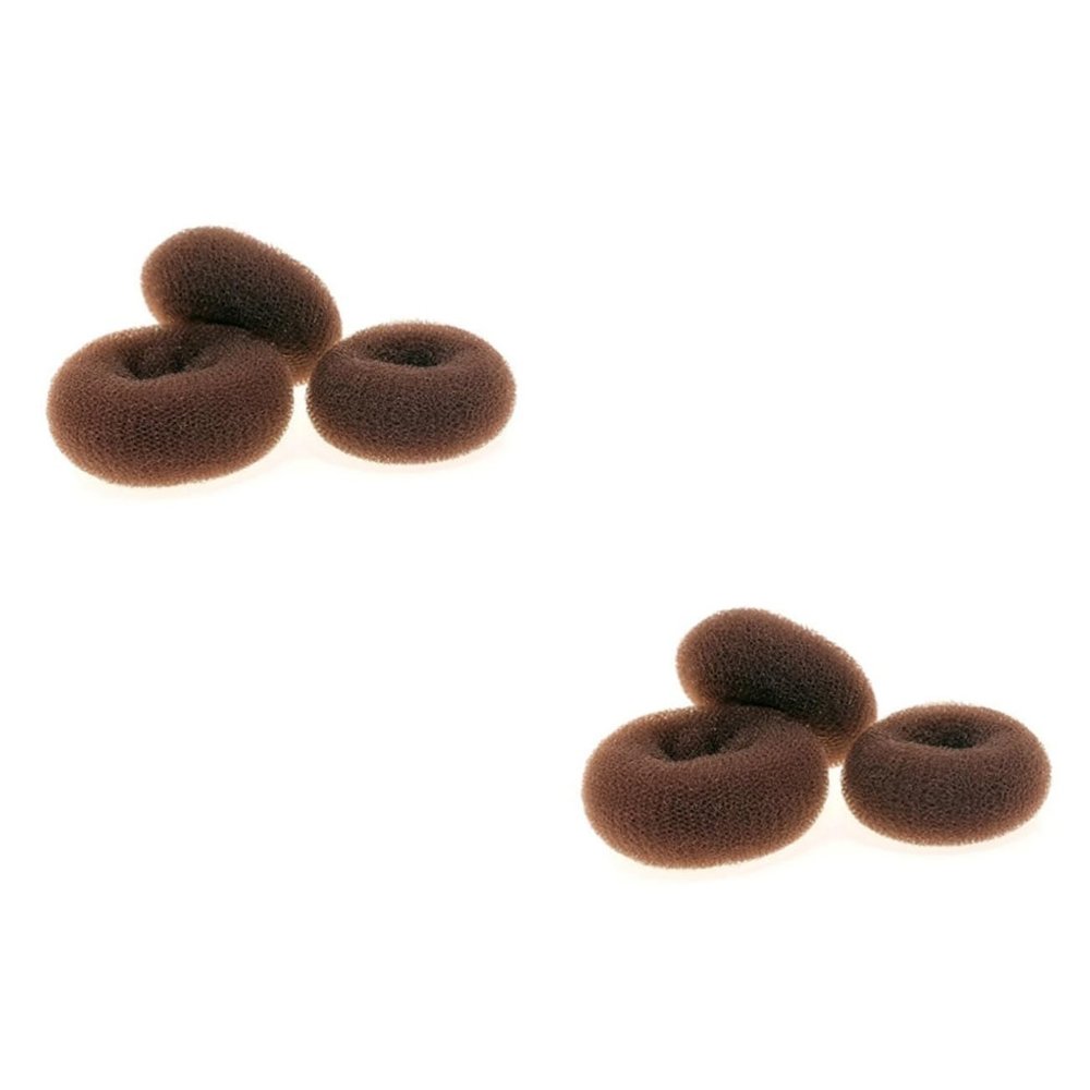 Housoutil 6pcs Dnout Bun Maker Hair Ring Styler Maker Hair Bun Donut for Women No Hurt