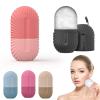 Wilitto Ice Face Roller Silicone Cube Mold Face Beauty Ice Roller Skin Care Tools, Ice Facial Cube Mold Eye Facial Massager Roller for Tighten Skin, Remove Wrinkles Fine Lines Blue view 2
