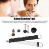 6Pcs Shaving Brush Kit for Men, Shaving Brush and Bowl with Razor & Brush Holder, Shaving Soap, Sharpening Cloth, Badger Shaving Brush with Resin Handle for Men Gift Kit view 3