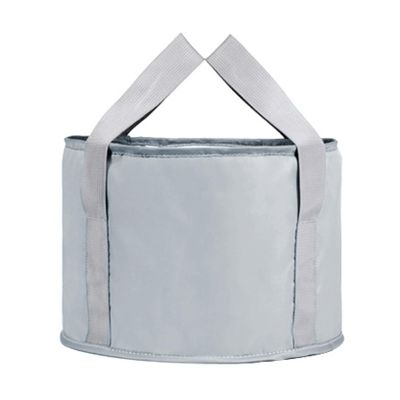 TQQEPOOL Collapsible Foot Soak Foot Spa Bucket,Portable Foot Knee Bath Tub Knee Steamming Treatments for Travel Relief Body Winter Footwarmer (Color : Gray, Size : 31 * 20cm)
