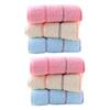 DOITOOL 6pcs Cotton Face Towels Thickened Washcloths for Soft and Absorbent Face Washing for Home Travel and Dormitory Use view 1