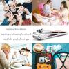 18 PCS Stainless Steel Nail Clipper Cutter Fingernails Toenail Clipper Cutter Set Black Sliver Rose Gold Men Women Travel Party Favor view 3