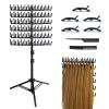 Eastdone Braiding Hair Rack Standing Extension Holder Hanger, 144 Pegs Divider for Separator Stand Display (Black) view 1
