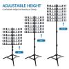 Eastdone Braiding Hair Rack Standing Extension Holder Hanger, 144 Pegs Divider for Separator Stand Display (Black) view 3