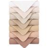 Konssy 7-Pack Soft Cotton Face Wash Cloths, Reusable Absorbent Washcloths for Sensitive Skin, Facial Makeup Remover Towels for Women (11 x 11 Inch) view 1