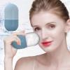 Wilitto Ice Face Roller Silicone Cube Mold Face Beauty Ice Roller Skin Care Tools, Ice Facial Cube Mold Eye Facial Massager Roller for Tighten Skin, Remove Wrinkles Fine Lines Green view 3