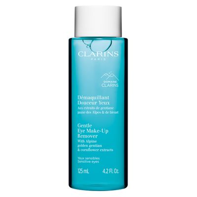 Clarins Gentle Eye Make-Up Remover | Removes Light To Medium Eye Make-Up | Cleanses, Soothes and Softens | Conditions Lashes | Oil-Free | Ophthalmologist Tested | All Skin Types | 4.2 Fluid Ounces