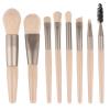 8PCS Makeup Brushes Soft-Bristled Makeup Powder Brushes Portable Beginners Makeup Tool Set Makeup Brush Set (Color : B, Size : O) view 1