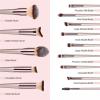 10PCS Makeup Brush Set Contains Loose Powder Blush Foundation Brush Blending Eye Shadow Brush Beauty Makeup Tool Makeup Brush Set (Color : B, Size : O) view 2
