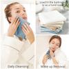 Konssy 7-Pack Ultra Soft Muslin Cotton Face Wash Cloths, Reusable Absorbent Washcloths for Sensitive Skin, Lightweight Facial Makeup Remover Towels for Women (11 x 11 Inch) view 3
