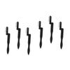 balacoo 6pcs Lash Comb Separator Definer Eyelash Brow Makeup Tool Folding Brush Comfortable to Hold Handle Cleanable Soap Water view 1