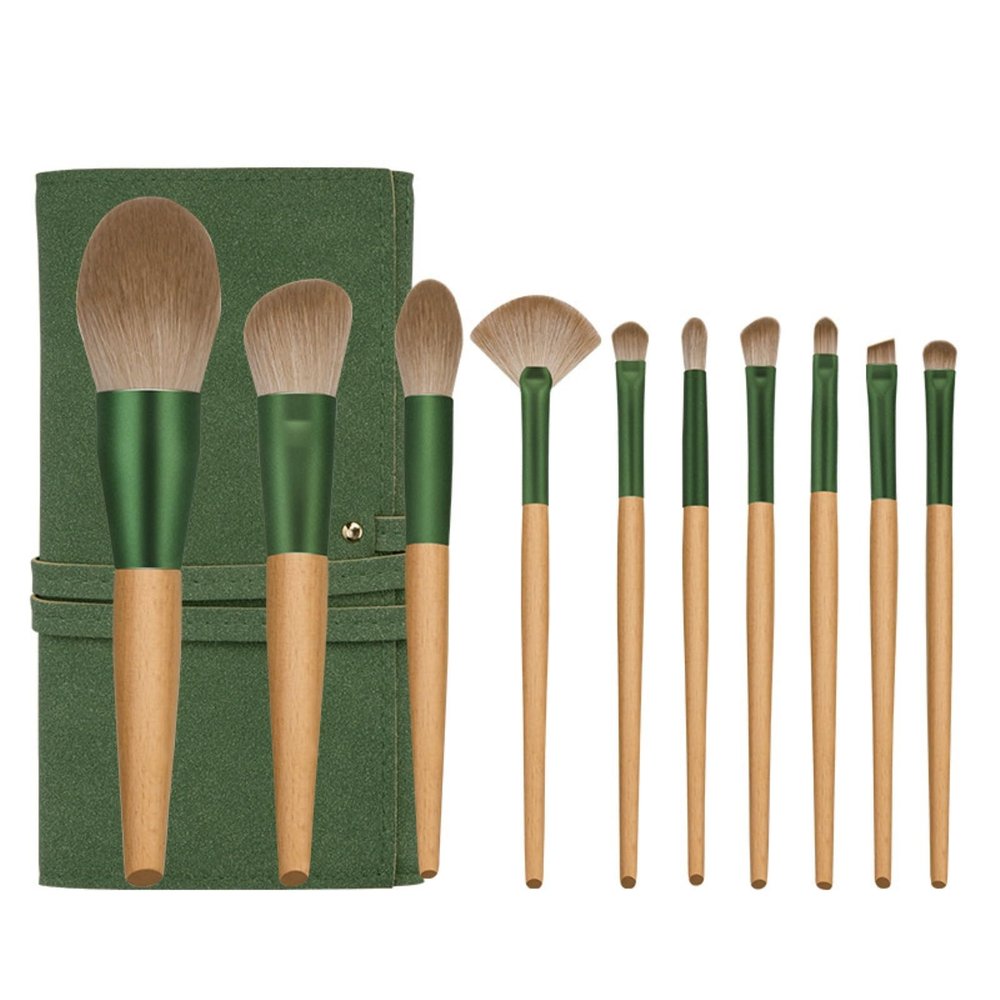 10-Piece Makeup Brushes with Brush Bag Soft Fluffy Brush Makeup Brush Set Makeup Tools for Beginners Makeup Brush Set (Color : A)