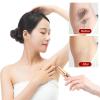 cdar Electric Hair Removal Tool Zero Distance Shaver Women 3 in 1 Rechargeable Painless Stainless Blade Eyebrow Nose Leg Armpit Bikini Trimmer Full Body Golden view 3