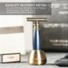 FREED 4-piece Set for Men - Double Edge Safety Razor with alloy handle include 10 count Japanese 6cr13 Stainless Steel blade, It's the best gift for men, fathers,or birthdays (Blue) view 2