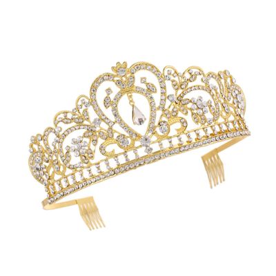 FRCOLOR 1pc Elegant Rhinestone Headband for Women Stylish Wedding Hair Accessory for Bridal Engagement and Special Occasions