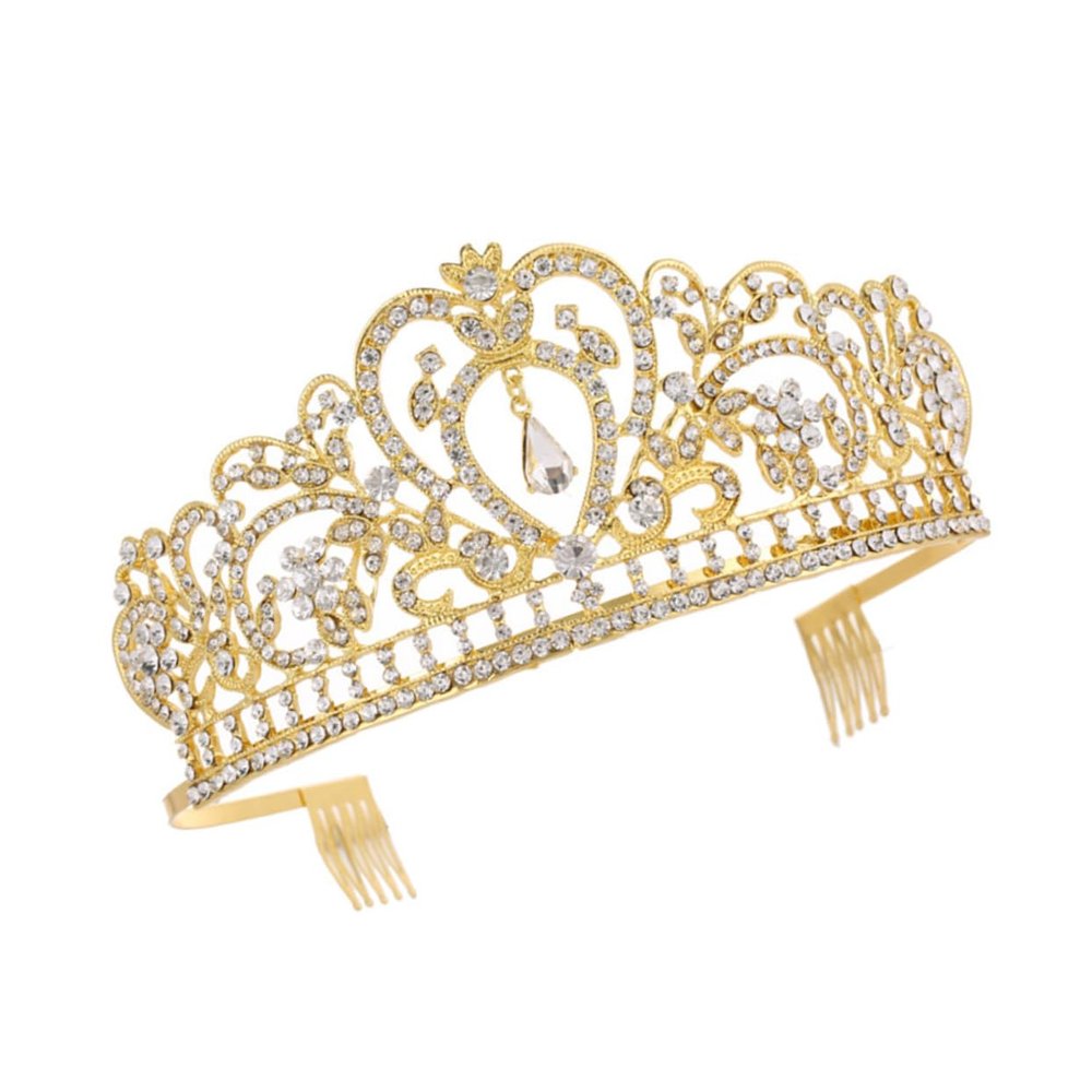 FRCOLOR 1pc Elegant Rhinestone Headband for Women Stylish Wedding Hair Accessory for Bridal Engagement and Special Occasions
