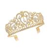 FRCOLOR 1pc Elegant Rhinestone Headband for Women Stylish Wedding Hair Accessory for Bridal Engagement and Special Occasions view 1