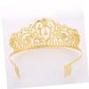FRCOLOR 1pc Elegant Rhinestone Headband for Women Stylish Wedding Hair Accessory for Bridal Engagement and Special Occasions view 2