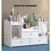 Makeup Organizer with Mirror,Multifunctional Cosmetic Storage Box with Drawers - for Vanity, Bathroom Counter, Dresser, Mother's Day Gift, Care Organizer Bag view 4