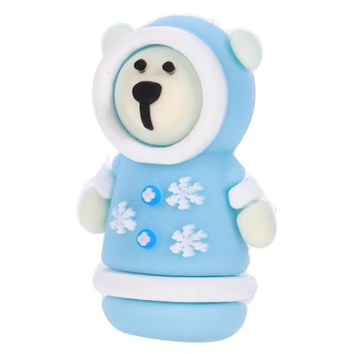 FOMIYES Bear Silicone Cuticle Scissors Cover Cute Protective Cap for Nippers Easy to Install Versatile for Home and Salon Use for Nail Care