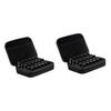 Didiseaon 2pcs Slots Storage Case Portable Travel Organizer for Bottles Shockproof Drop Holder Black Bottle Bag view 1