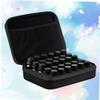 Didiseaon 2pcs Slots Storage Case Portable Travel Organizer for Bottles Shockproof Drop Holder Black Bottle Bag view 2