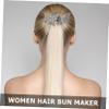 Beatifufu Butterfly Hair Bun Maker Women Girls Bun Shaper Hair Styling Tool for Ladies view 3