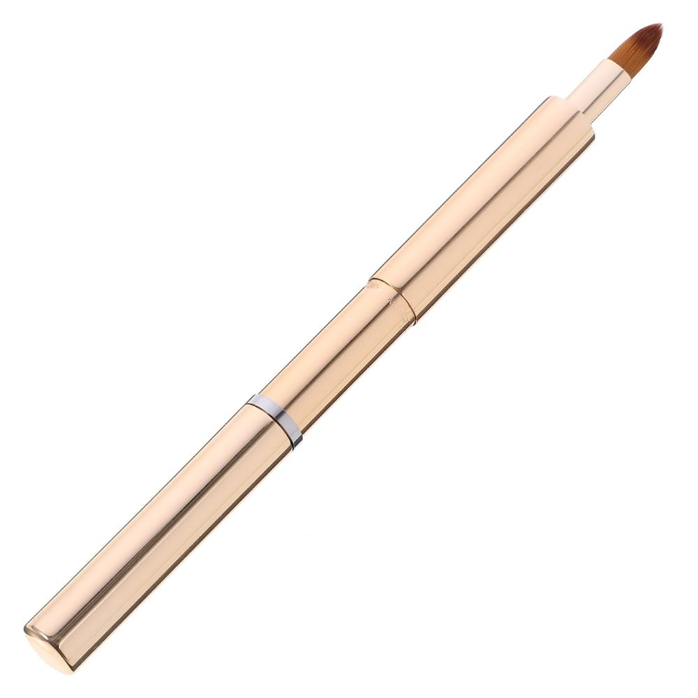 NOLITOY Lip Brush Applicator Dual Ends Portable and Ergonomic Lip Gloss Brush for Travel Versatile Makeup Tool for Lipstick and Eyeshadow Application