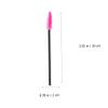 NOLITOY 200pcs Professional Eyelash Curler Comb Disposable Mascara Wands for Rosy view 3