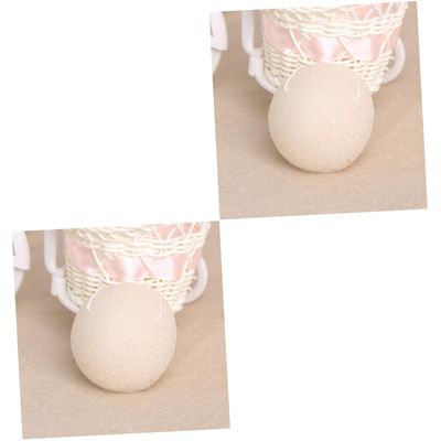 Didiseaon 2pcs Konjac Facial Cleaning Sponge Activated Bamboo Charcoal Natural Exfoliating Face Sponge for Gentle Skin Care for Daily Cleansing and Deep Pore Cleaning Cream Natural