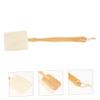 Didiseaon 3pcs Loofah Shower Brush Handle for Back Scrubbing and Exfoliation Natural and Loofah Material for Bathing and Skin Care Body Cleaning Tool view 3