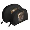 Ovbflc Ladies Fashion Cosmetic Bag 2 Pcs Set, Tiger And Galaxy Portable Cosmetic Bag Case Travel Bag Handbag Coin Purse view 1