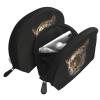 Ovbflc Ladies Fashion Cosmetic Bag 2 Pcs Set, Tiger And Galaxy Portable Cosmetic Bag Case Travel Bag Handbag Coin Purse view 3