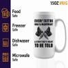 Luxe Gifting Tattoo Artist Coffee Mug 15oz White -Every tattoo has a - Tattoo Gifts Tipping Skin Deep Ink Tattoo Lover Tattooing Tattooist, BHUGSLEADER8526 view 4