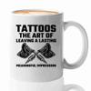 Luxe Gifting Tattoo Artist Coffee Mug 11oz White -The art of - Tattoo Gifts Tipping Skin Deep Ink Tattoo Lover Tattooing Tattooist, BHUGSLEADER8526 view 1
